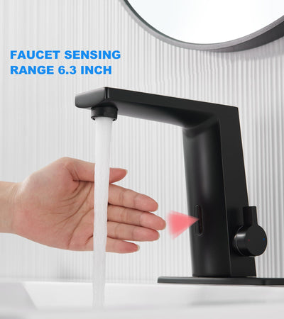 Touchless Sensor Faucet Automatic Motion Bathroom Sink Faucet