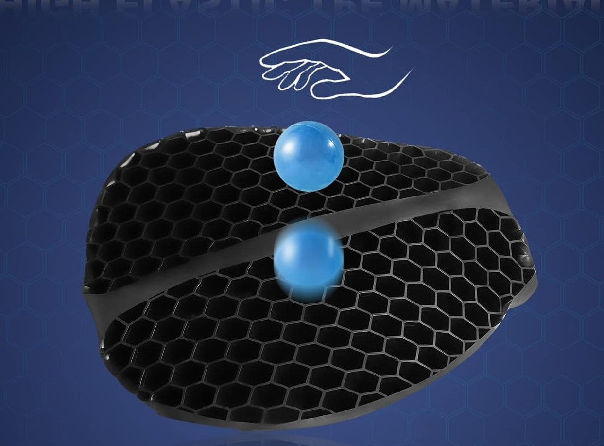 Honeycomb Gel Motorcycle Seat Cushion Comfortable Pressure Relief Pad