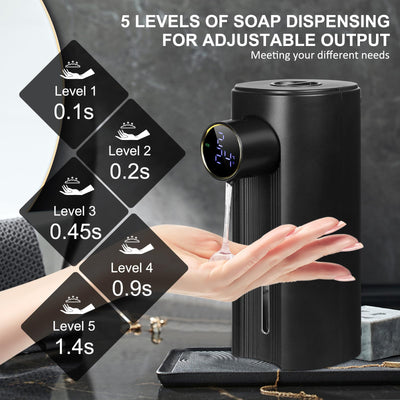 Touchless Soap Dispenser Automatic Liquid Hand Dish Soap 5-Level