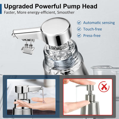 Touchless Soap Dispenser Stainless Steel Auto Liquid Hand Dish Soap