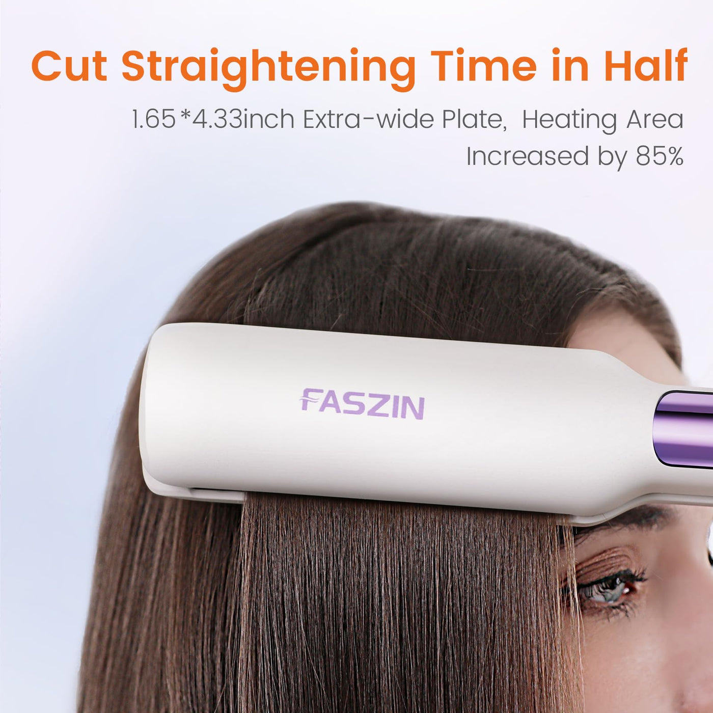 Hair Straightener Wide Plate 1.65 Inch For Smooth Styling