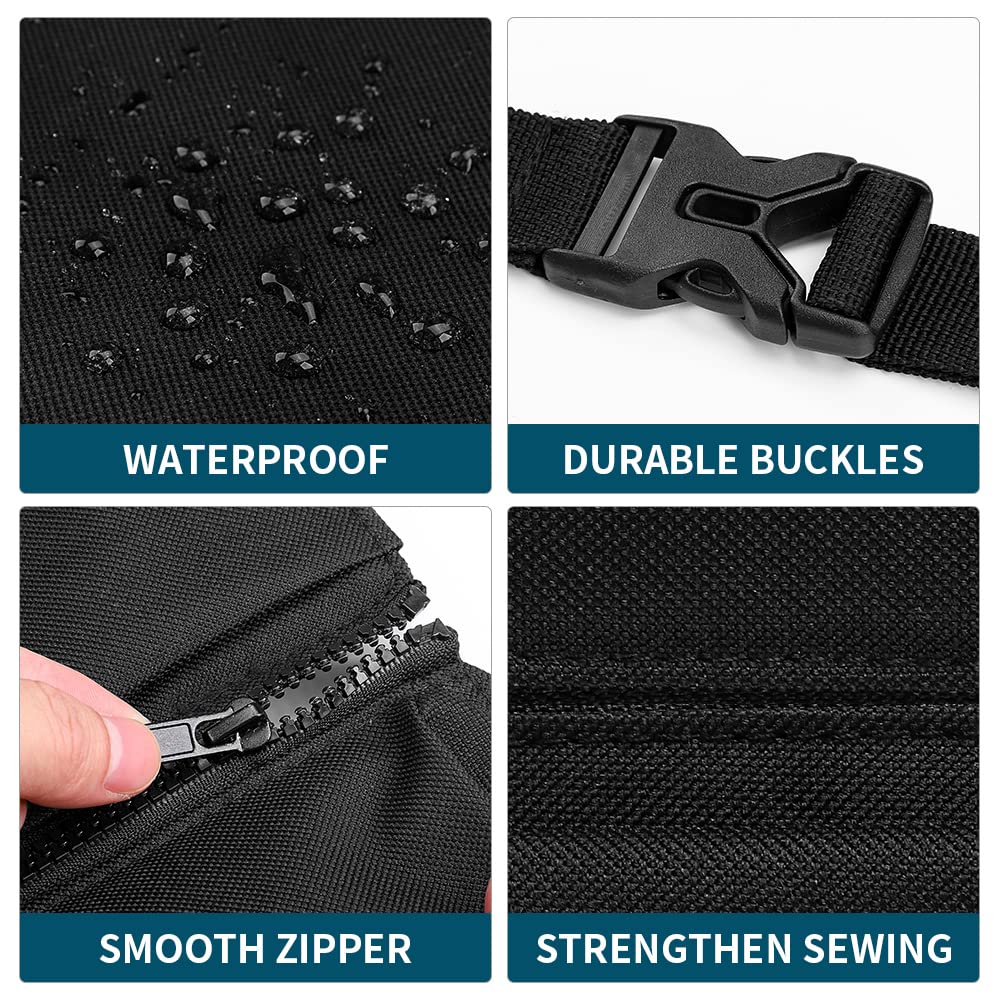 Car Trunk Organizer With Cooler Waterproof Hanging Large Storage Pockets