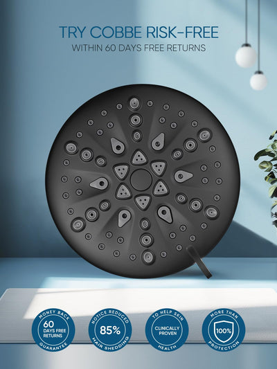 Modes 16 Stage Filtered Shower Head For Hard Water Cleaning