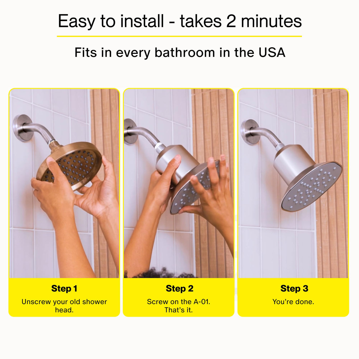 Filtered Shower Head For Healthy Hair Skin And Nail Care