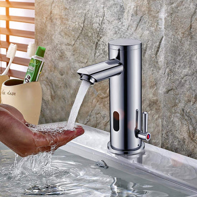 Automatic Sensor Touchless Faucet Motion Activated Hands-Free Bathroom Sink