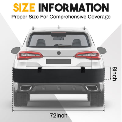 DaisyInner Rear Bumper Protector 72x8 Inch Guard For Cars SUVs Trucks Vans