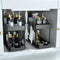 Bathroom Cabinet Organizer 2 Tier Sliding Basket Storage Rack
