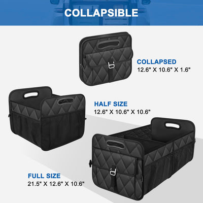 Olosar Collapsible Car Trunk Organizer Portable Storage Solution