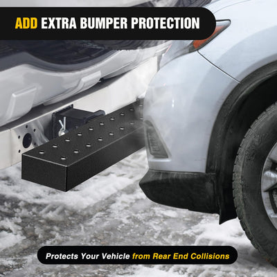 Nilight Hitch Step 11.9 Inch Rear Bumper Guard With Hitch Pin Clip