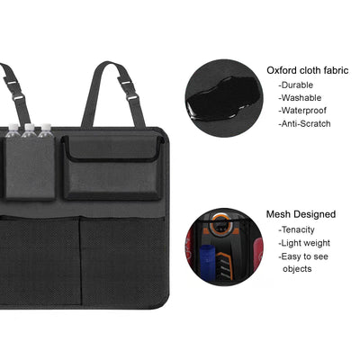 Snuopfy Car Trunk Organizer With 8 Large Capacity Storage Bags