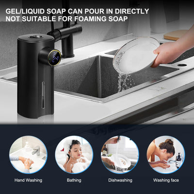 Touchless Soap Dispenser Automatic Liquid Hand Dish Soap 5-Level