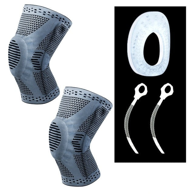 Knee Compression Sleeve Support Brace For Running Cycling Basketball Football