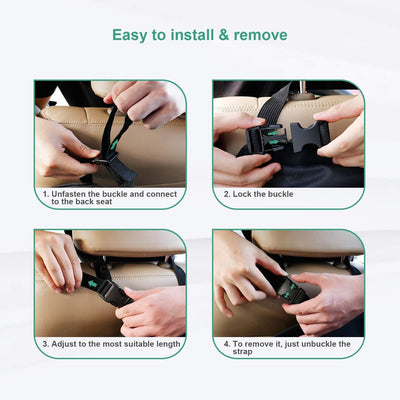 Oasser Back Seat Trunk Organizer Foldable Cargo Storage With Pockets