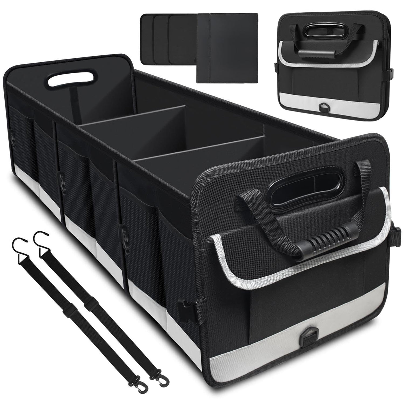 AOPHY Car Trunk Organizer Large Capacity Non Slip Bottom Strips