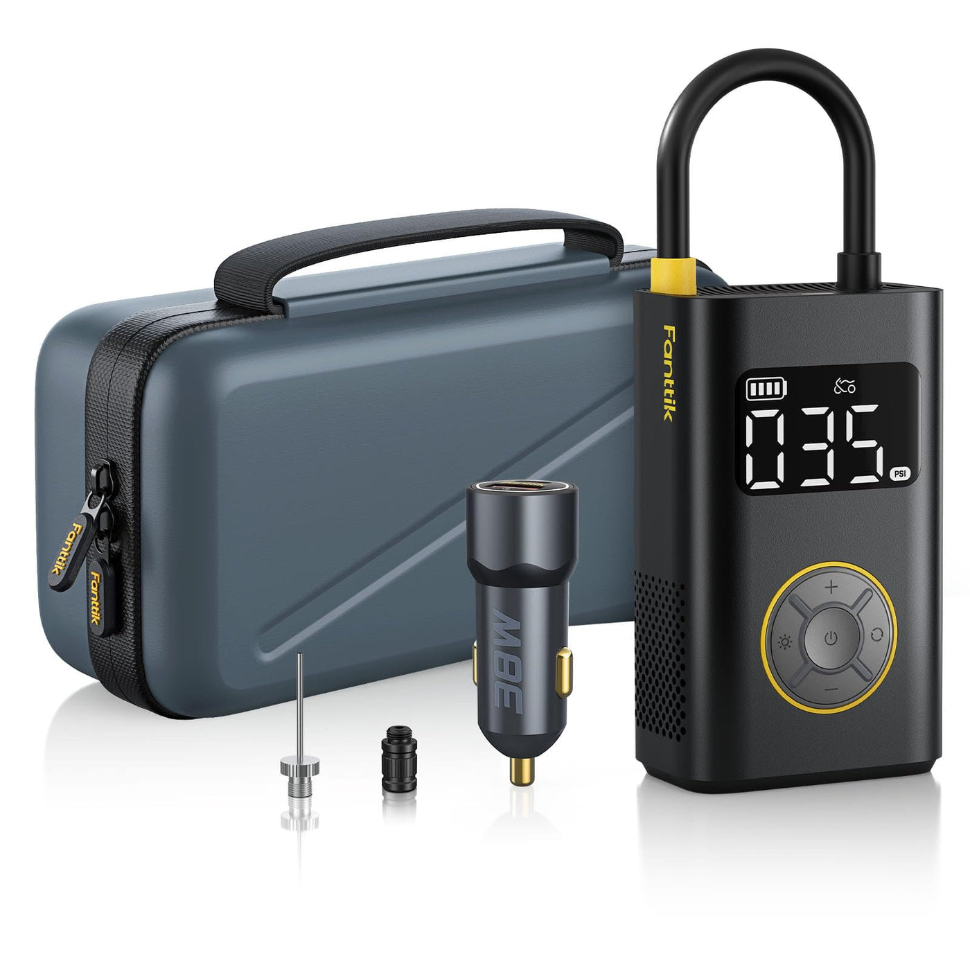 Fanttik X9 Pro Portable Tire Inflator 150PSI Digital Air Pump Compact Car