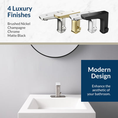 Touchless Bathroom Sink Faucet With Hands Free Touch Activation