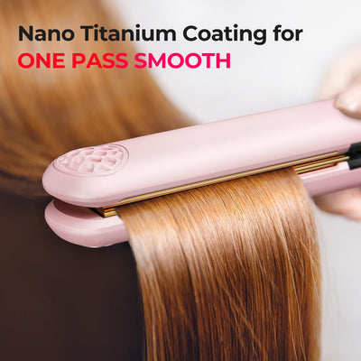 Hair Straightener And Curler 2 In 1 Fast Heating Styling Tool