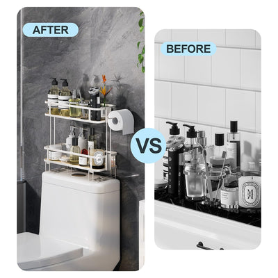 Over The Toilet Storage Shelf Bathroom Organizer Large Capacity