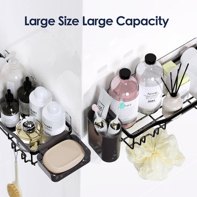 NESOMI Adhesive Shower Caddy Wall Shelf Organizer For Bathroom Storage