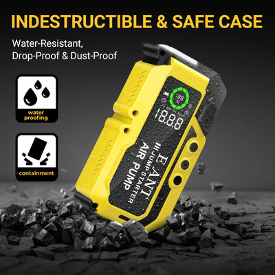 E-Ant Car Jump Starter 4000A Peak With Air Compressor For Gas Diesel