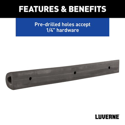 LUVERNE 20 Inch Rubber Bumper Guard Protector Strips 2-Pack