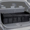 NINEDUCK Car Trunk Organizer Large Black Oxford Cargo Storage With Lid