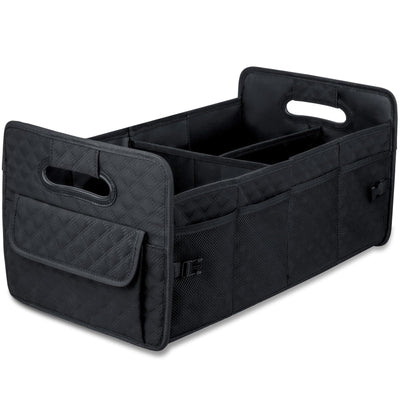 JiatuA Car Trunk Organizer Collapsible Multi Compartment Storage Box For SUV