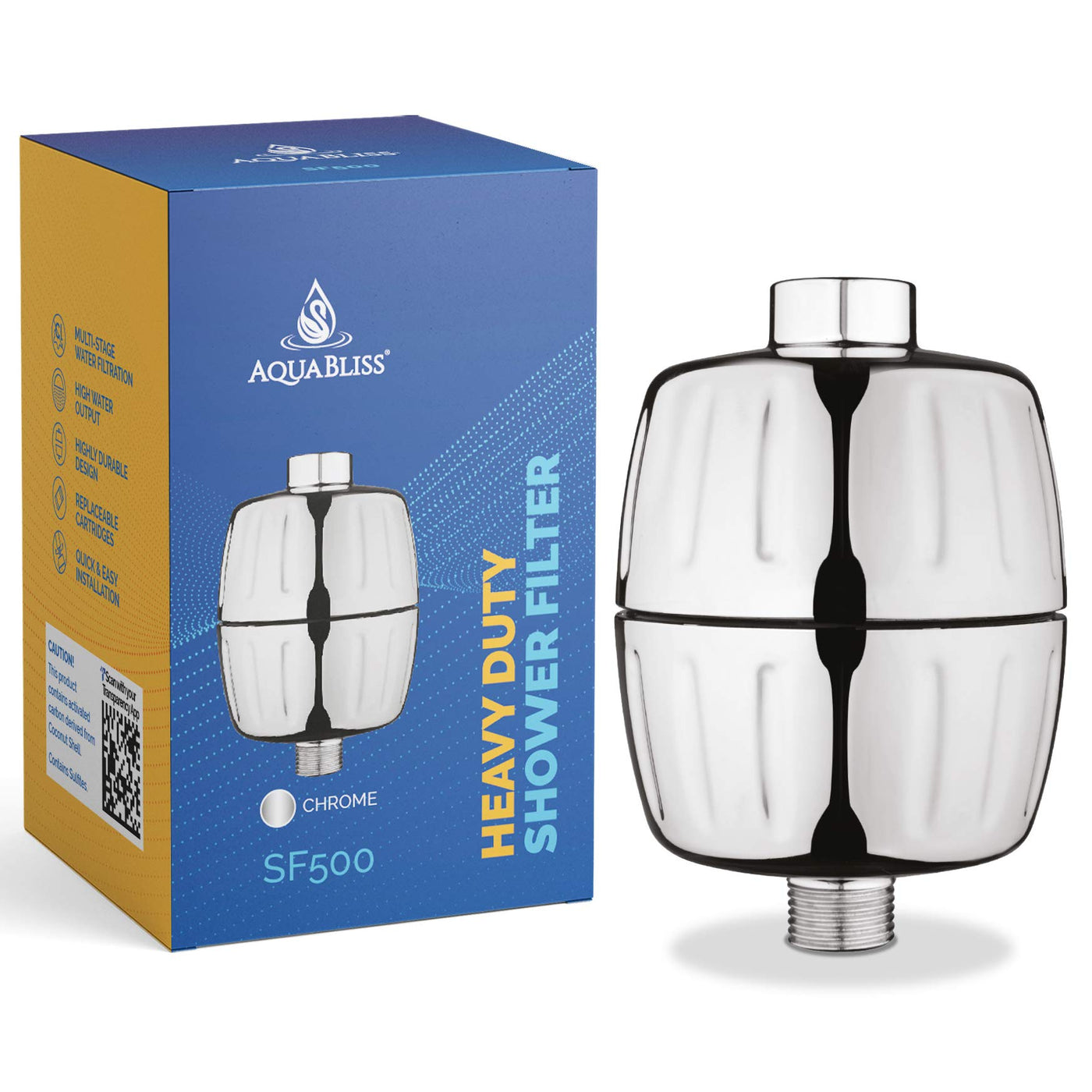 High Output Shower Filter With Superior Advanced 30x Filter Media