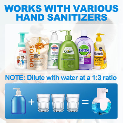 Touchless Soap Dispenser Foaming Hand Sanitizer 15oz Wall Mount