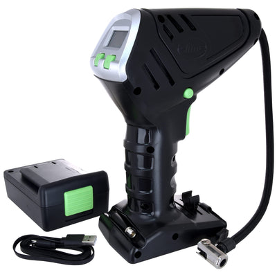 Slime Cordless Tire Inflator Portable Digital Air Compressor Pump