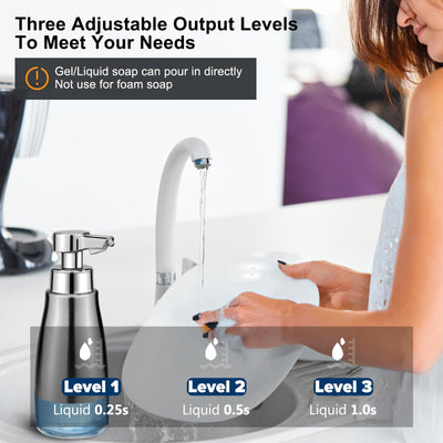 Touchless Soap Dispenser Stainless Steel Auto Liquid Hand Dish Soap