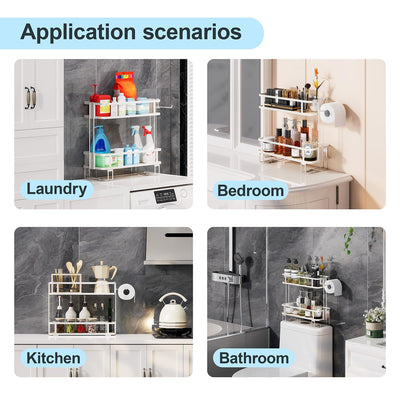 Over The Toilet Storage Shelf Bathroom Organizer Large Capacity