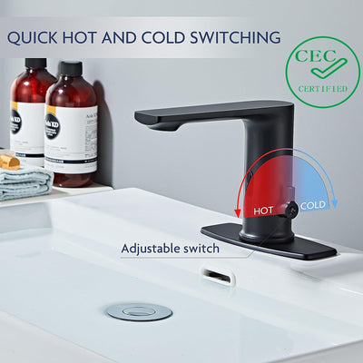 Automatic Bathroom Faucet Touchless Motion Sensor Modern Grifo