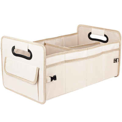 JiatuA Car Trunk Organizer Collapsible Multi Compartment Storage Box