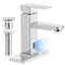 Herogo Touchless Bathroom Faucet Brushed Nickel Stainless Steel Sensor