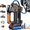 Portable Tire Inflator Rechargeable Air Compressor With 21V Battery Powered Pump