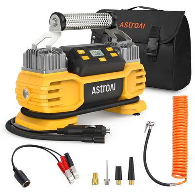 AstroAI Portable Tire Inflator Pump 160 PSI Dual Motors Dual Cylinders