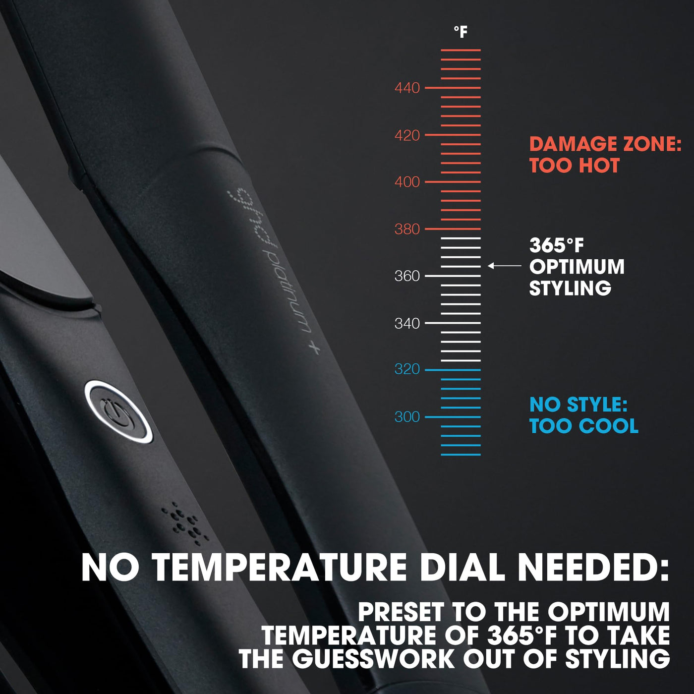 Flat Iron Hair Straightener Ceramic Plates For Smooth Styling
