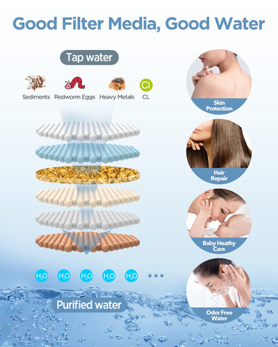 Handheld Combo Spa System With Dual Filtered Shower Head Massage