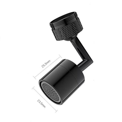 Flexible Kitchen Faucet 720 Degree Bendable Black Sink Tap Spray Head