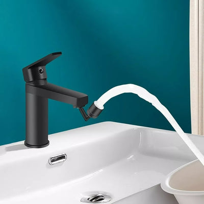 Flexible Kitchen Faucet 720 Degree Bendable Black Sink Tap Spray Head