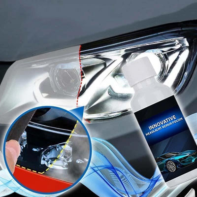 Car Headlight Repair Fluid Restores Clear Bright Lights Quickly
