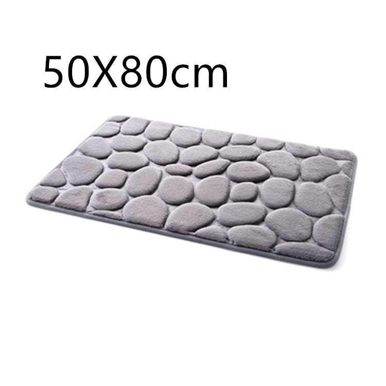 3D Cobblestone Carpet Floor Mat For Bedroom And Living Room