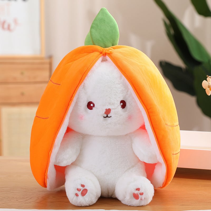 Strawberry Bunny Plush Toy Cute Little Rabbit Fruit Doll Plush
