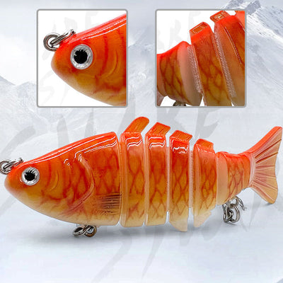 Lifelike Multi-Jointed Sinking Fishing Lure For Realistic Action