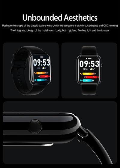 Smart Waterproof Watch With Fitness Tracker And Heart Rate Monitor