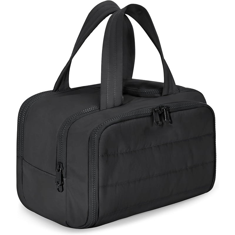 Large Travel Makeup Bag Wide Open Spacious Duffel Bag