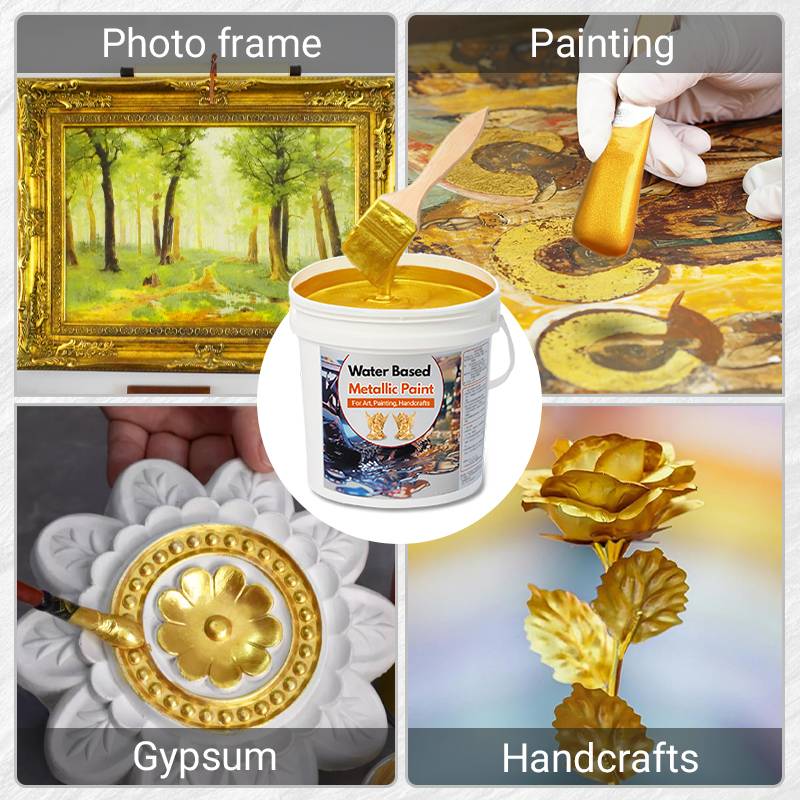 Water Based Gold Leaf Paint For Art Painting And Handcrafts