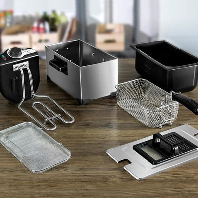 Household 3L Electromechanical French Fries Fryer For Kitchen Use