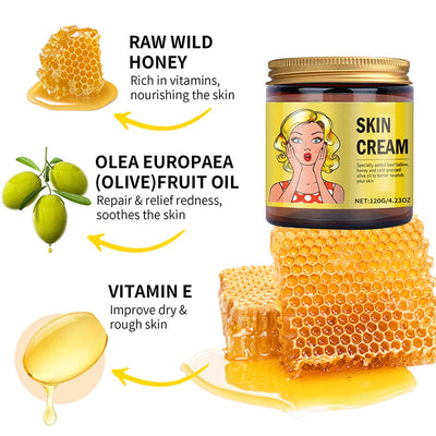 Tallow Honey Body Balm Nourishing Moisturizing Skin Cream